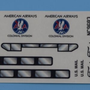 Decals-Kit #210-Ford Tri-Motor