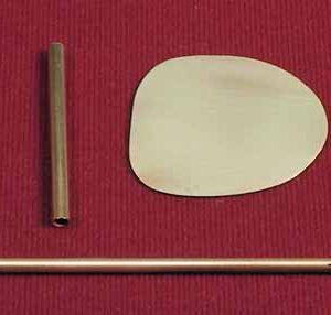 Brass Rudder for Dumas Kit #1203, 1205, 1206, 1210 Kit #3503