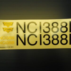 Decals-Kit #1813-Aeronca C-3