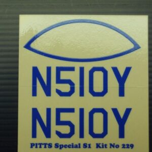 Decals-Kit #229-Pitts Special S-1