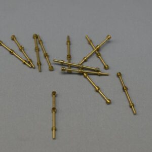 .80" Two Ball Brass Stanchion (Package of 12) #28-475