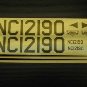 Decals-Kit #304-Aeronca C-3 Master