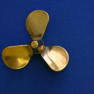 #3119 Brass Propeller 3 Blade  LH 1 1/2" Dia.