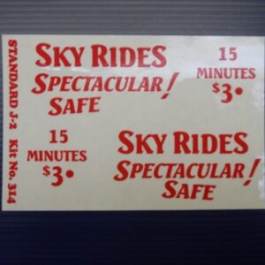 Decals-Kit #314-Standard J-1