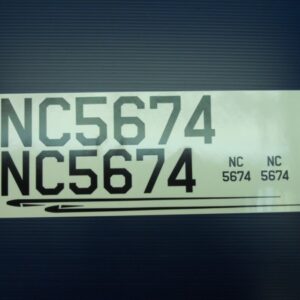 Decals-Kit #330 Piper J4-E Cub Coupe 30" Wingspan