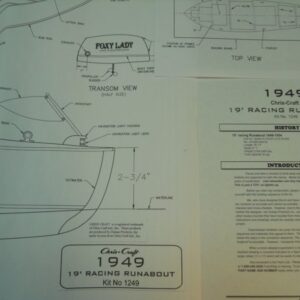 Plans & Inst. - Chris Craft