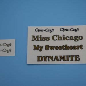 Decals-Kit #1273-1929 Chris-Craft 38' Commuter