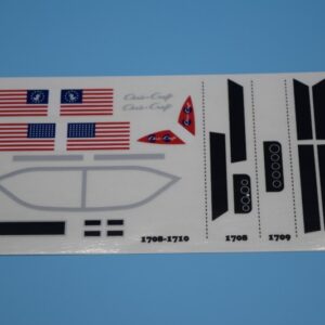 Decals-Kit #1709-1960 Chris-Craft 18' Continental